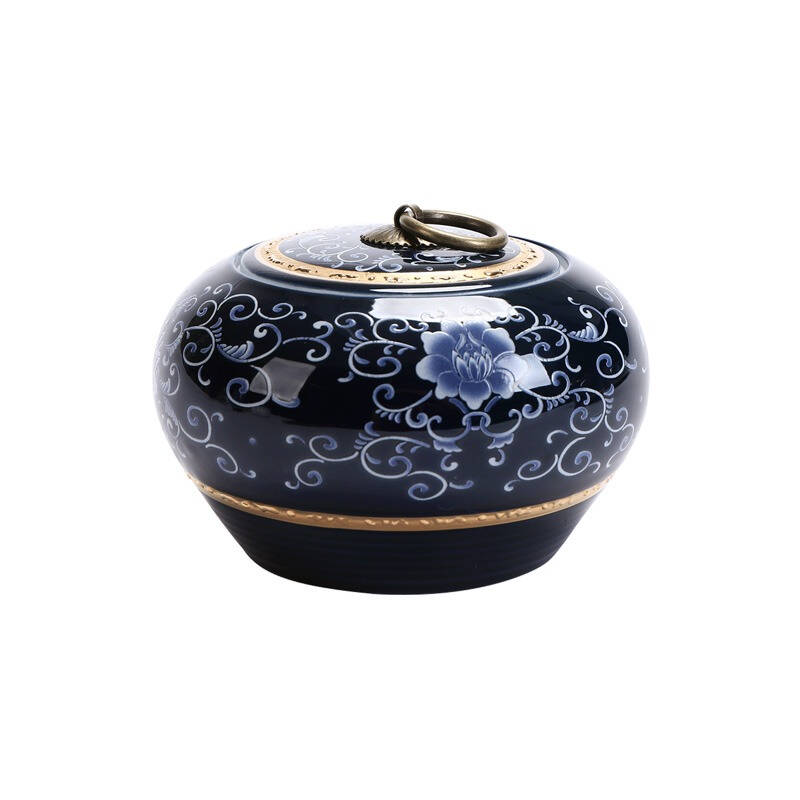 康乐品 陶瓷便携式 茶叶罐