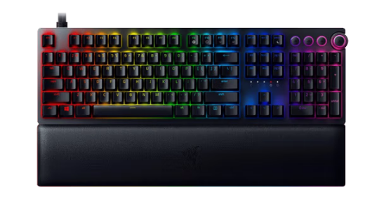 雷蛇（Razer）猎魂光蛛V2模拟光轴线性机械键盘 有线键盘 游戏键盘 104键