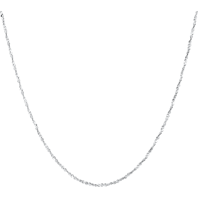 六福珠宝Pt950铂金项链女锁骨链白金满天星项链计价A03TBPN0005