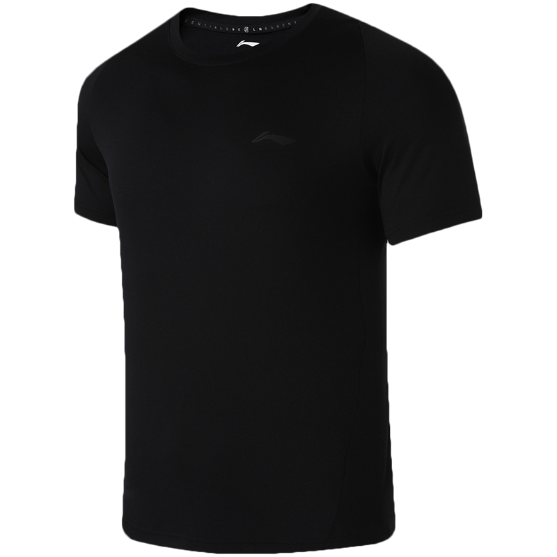 李宁短袖男士夏季新款跑步健身速干冰丝T恤圆领透气吸汗运动上衣
