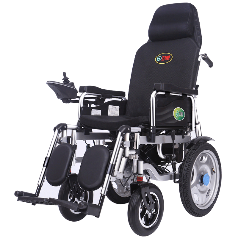九圆智能全自动折叠轻便电动轮椅车