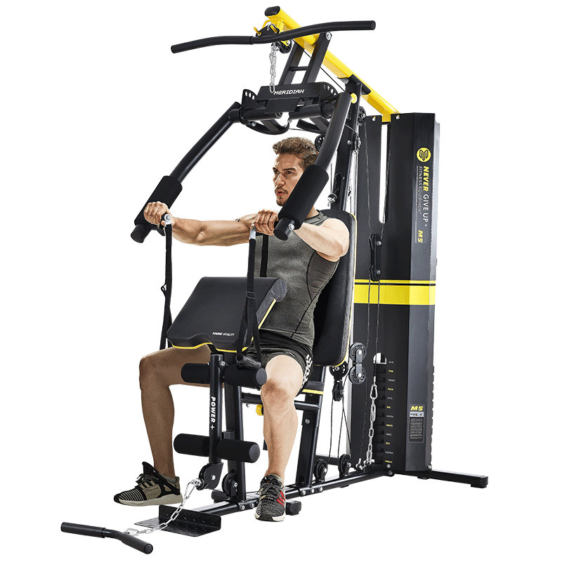 健身器材家用室内多功能套装组合健身房运动器械综合训练器单人站
