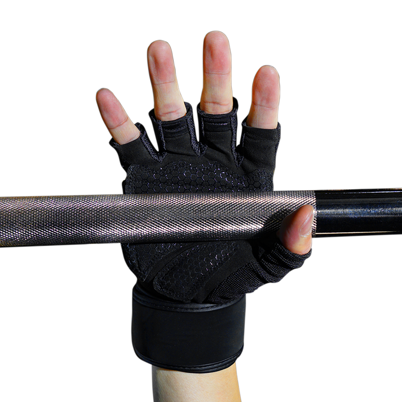 健身护手套男单杠女士器械带护腕训练防滑半指运动引体向上防起茧