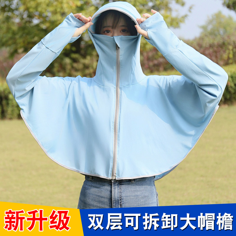 2021新款长袖薄款防紫外线服防晒衣