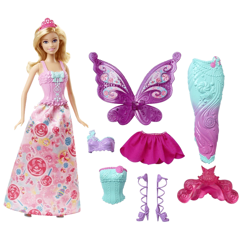 芭比娃娃女孩童话换装组套装蝴蝶