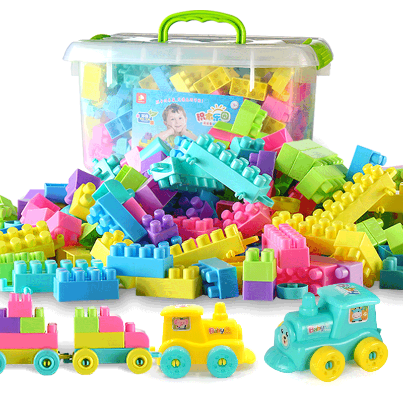 幼儿童积木拼装玩具益智力开发动脑多功能大颗粒男孩女孩宝宝拼图