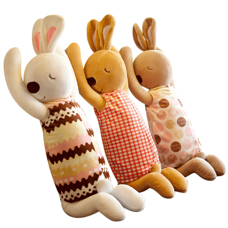安抚兔子玩偶毛绒玩具兔陪睡觉抱枕