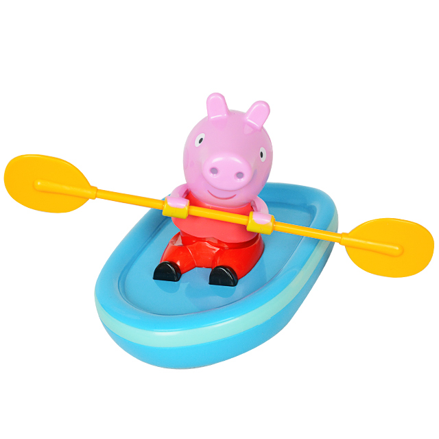 小猪佩奇划船皮划艇宝宝洗澡玩具