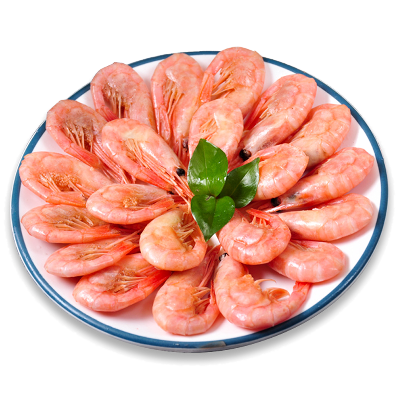 北极虾甜虾5斤冻虾冰虾大虾冷冻虾鲜活速冻海鲜虾类带籽2.25kg