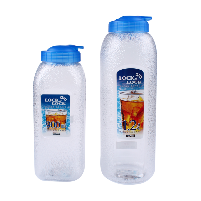 乐扣乐扣塑料大容量饮料瓶家用冷水壶冰箱冷藏用果汁杯小凉杯1.2L