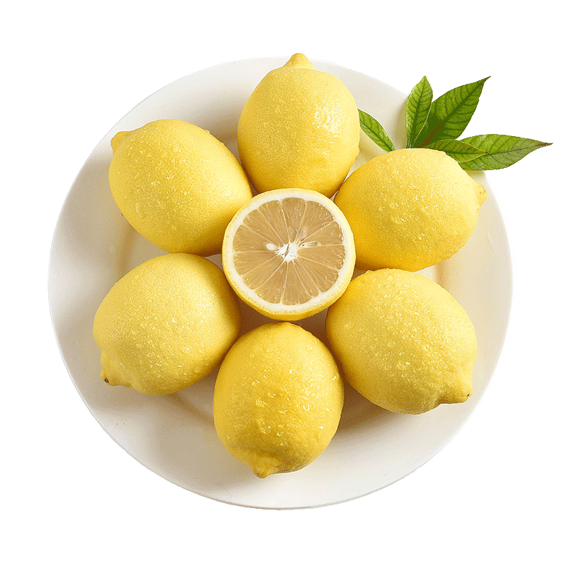 新鲜10个 6斤装当季水果安岳黄柠檬
