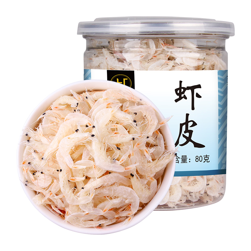 (2件5折)京荟堂虾皮80g小虾米紫菜