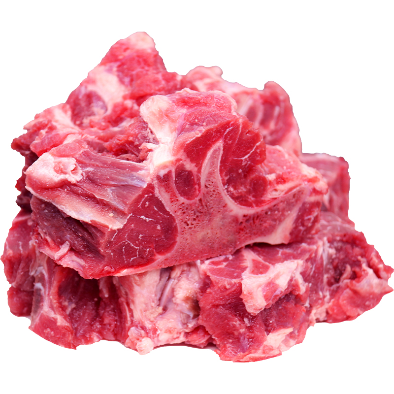 新鲜牛肉5斤牛脊骨牛骨头牛脖骨带肉带髓生鲜冷冻牛熬汤进口牛肉