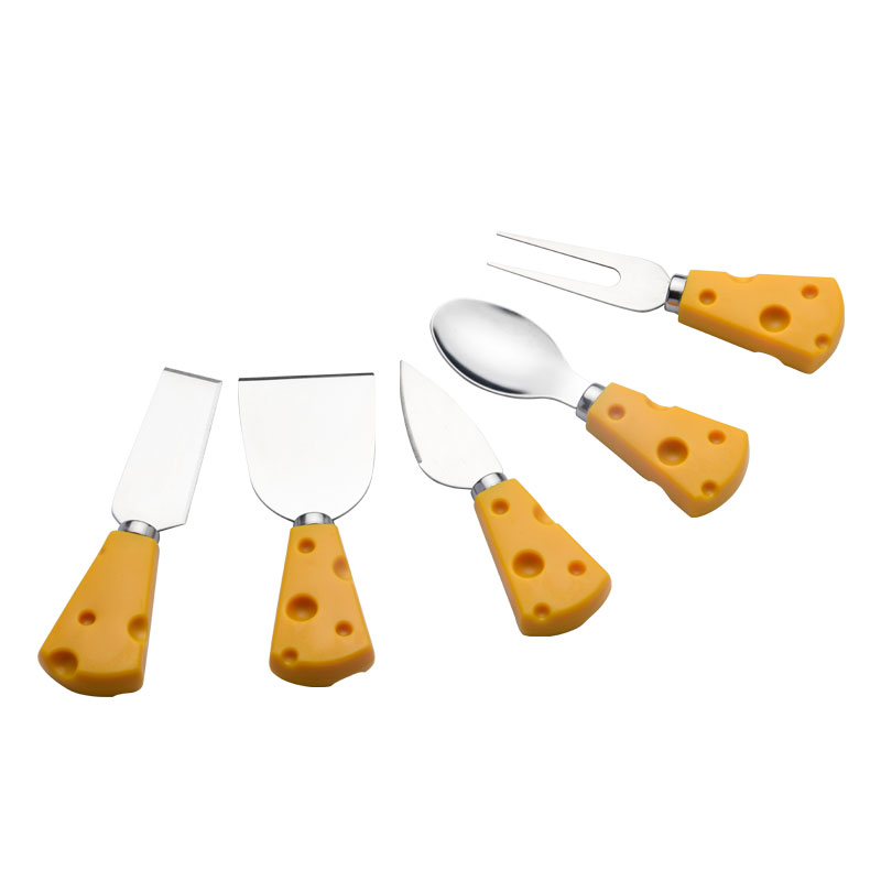 奶酪芝士创意家用宝宝甜品水果刀叉勺子抹黄油果酱吐司蛋糕西餐具