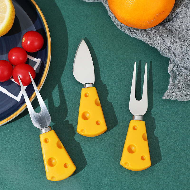 奶酪芝士水果创意可爱西餐餐具刀叉