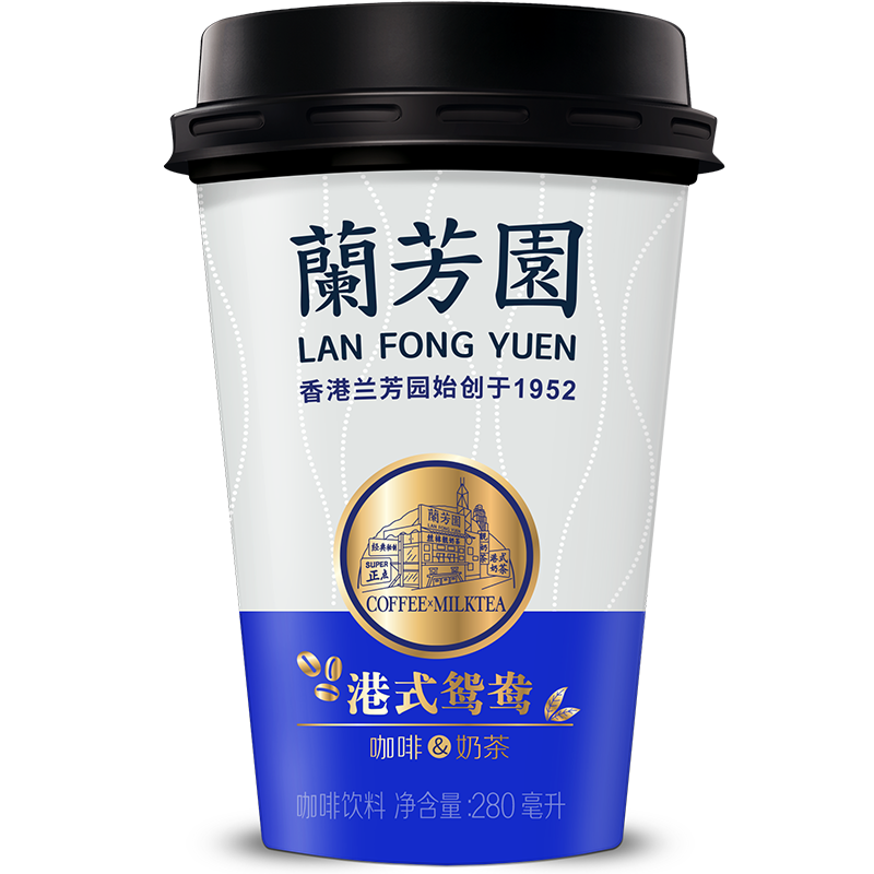 兰芳园港式鸳鸯咖啡280ml*6奶茶