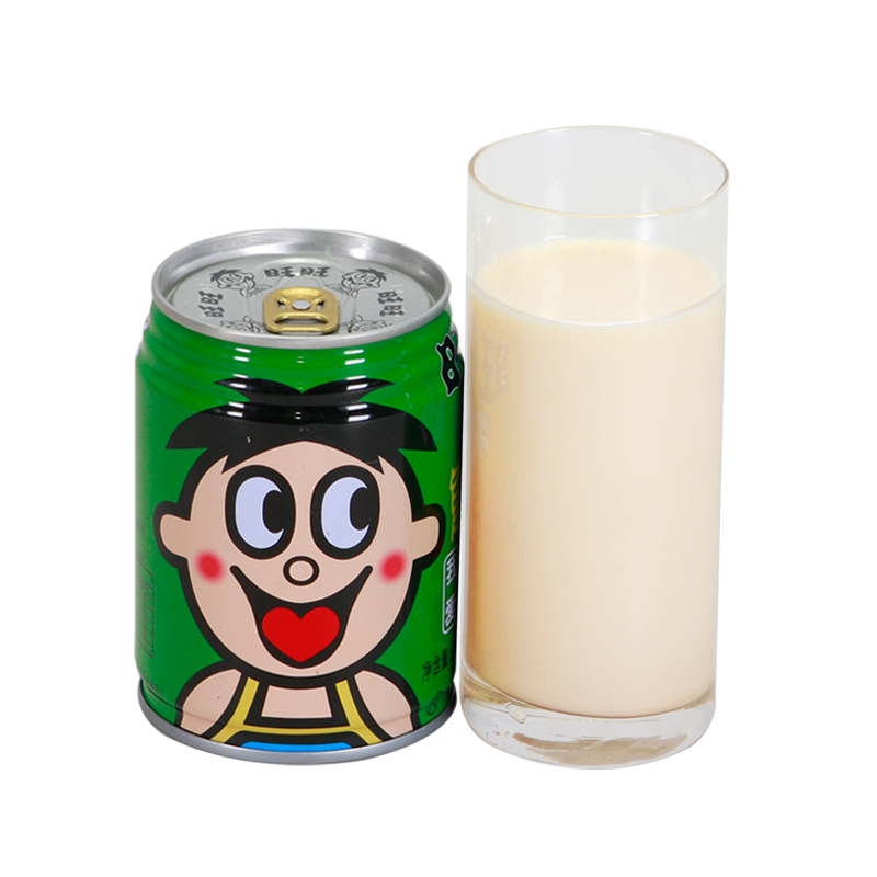 旺旺 旺仔牛奶 苹果味绿罐铁罐 245ml 复原乳品早餐儿童奶