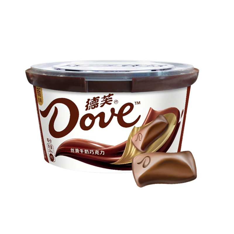 dove /德芙丝滑牛奶112g碗装巧克力