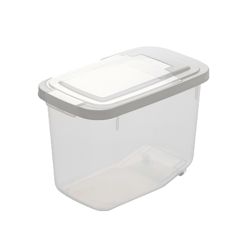 茶花米桶家用10斤米面20密封收纳箱