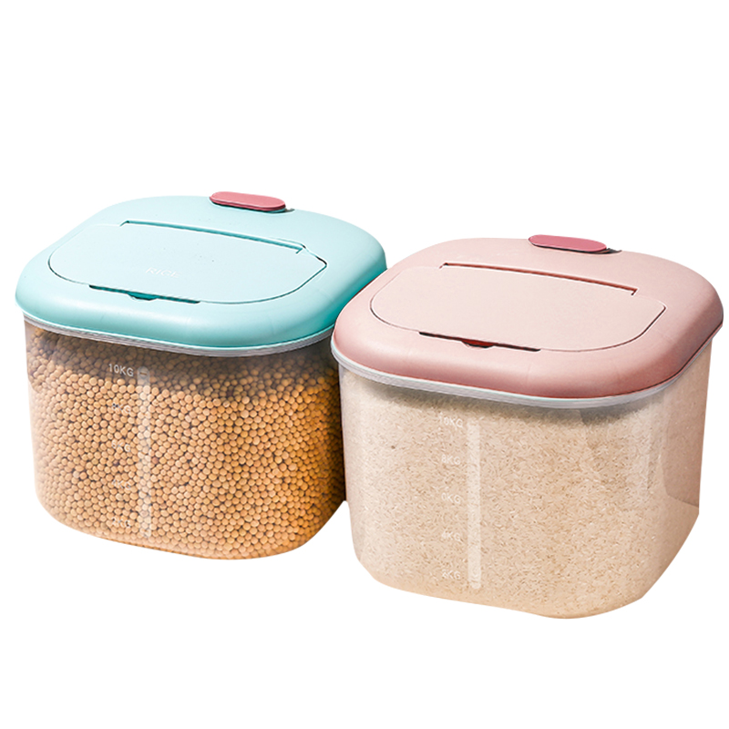 装米桶家用防虫防潮密封大米缸米面收纳盒面粉储存罐20斤储米箱10