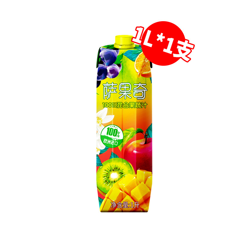 【进口】兰雀萨果奇纯鲜1l 100%纯果汁