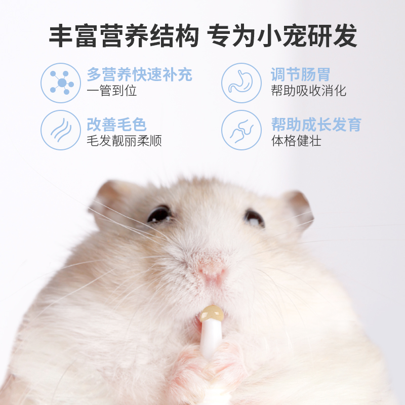 仓鼠营养膏金丝熊刺猬营养补充化美毛助长怀孕期荷兰猪小宠物用品