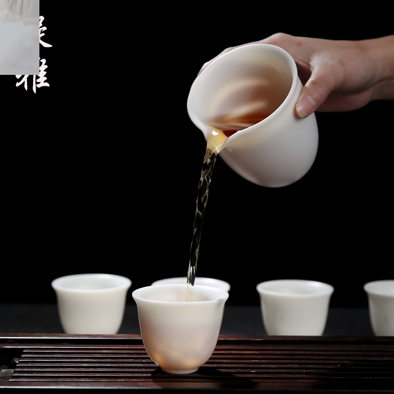 协龙腾中国白瓷10件功夫茶具茶壶茶