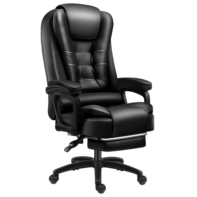 恒策老板椅电脑椅家用舒适久坐书桌转椅办公椅子靠背可躺商务座椅