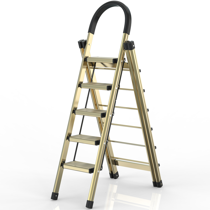 梯子家用折叠人字梯室内多功能加厚铝合金梯子晾衣架伸缩升降楼梯