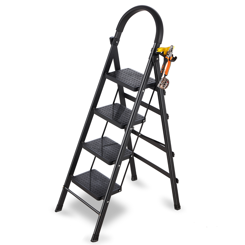 不锈钢梯子家用折叠梯多功能铝合金加厚室内人字梯移动楼梯伸缩梯