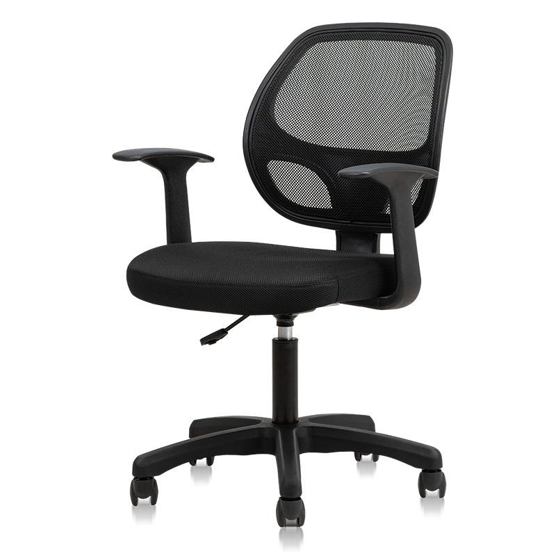 得力办公家用舒适久坐人体躺电脑椅