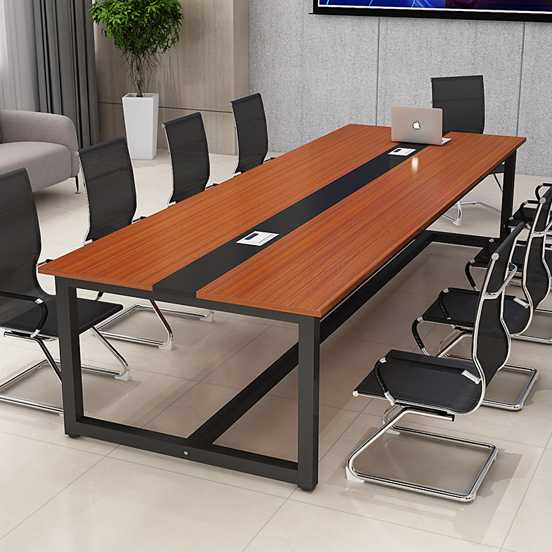 会议桌长桌洽谈桌办公会议室桌椅组合简约现代工作台长方形长条桌