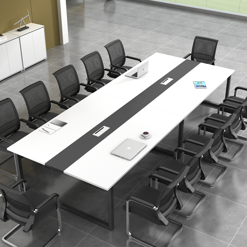 办公桌会议桌长桌椅组合简约现代培训接待桌大小型洽谈桌办公家具