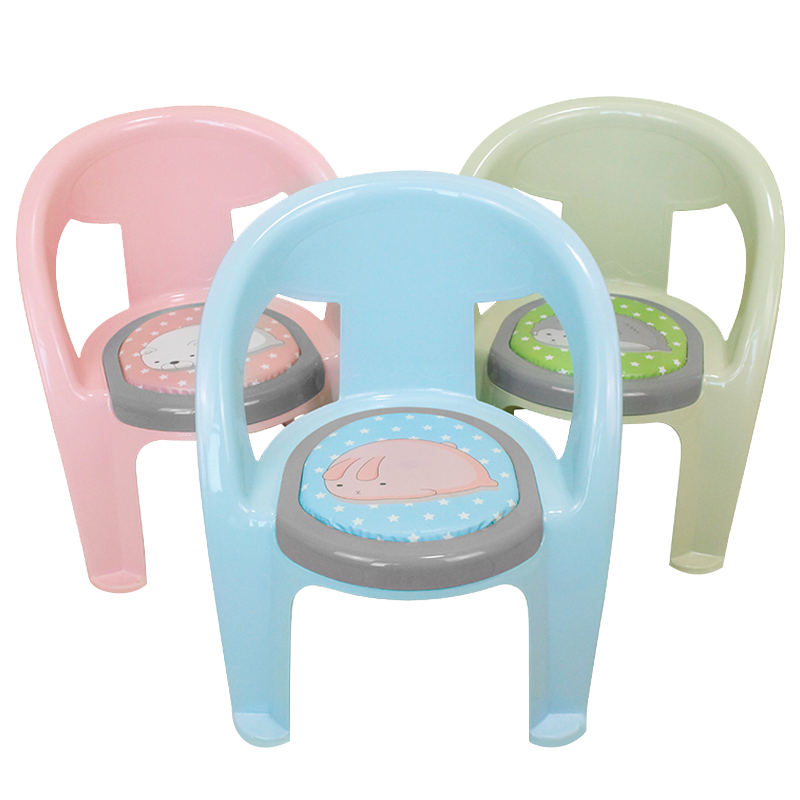 宝宝叫叫椅儿童椅子宝宝餐椅婴儿靠背椅小板凳加厚椅创意卡通椅凳