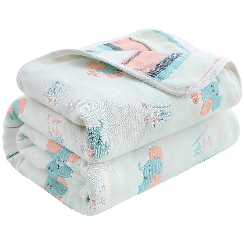 纯棉纱布新生儿宝宝空调被婴儿盖毯