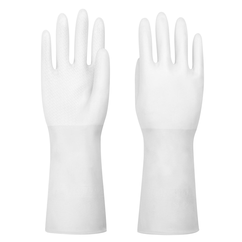 厨房耐用型家用防水橡胶冬季手套
