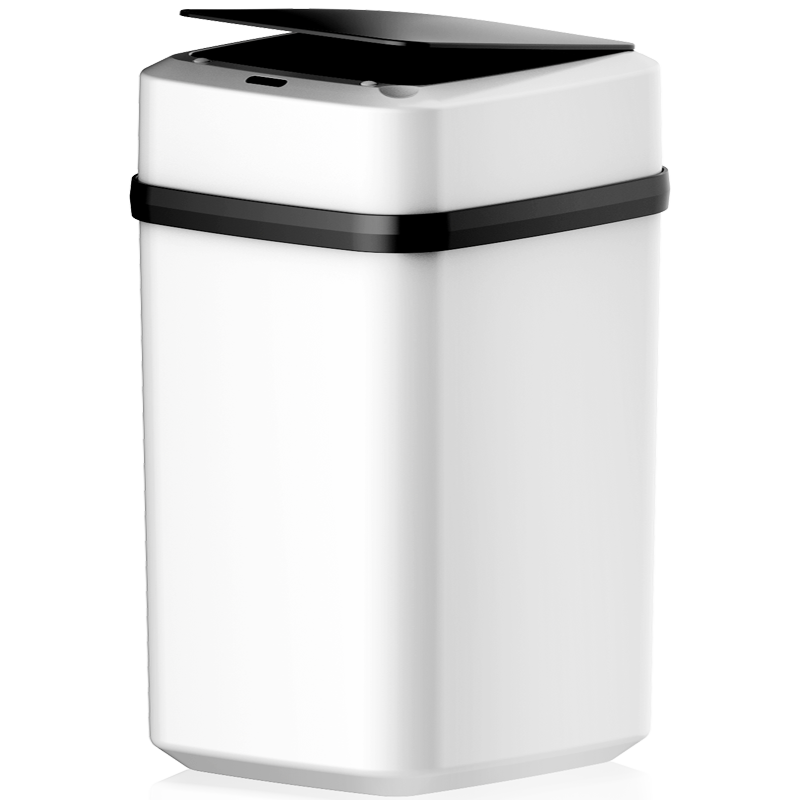 家用智能垃圾桶带盖厕所客厅创意卫生间自动垃圾桶感应式马桶纸篓