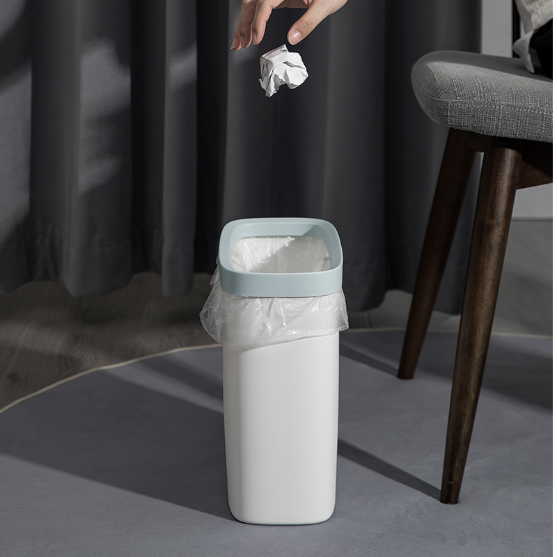 按压式垃圾桶带盖家用创意厕所客厅极卫生间有盖窄拉圾筒小手纸篓