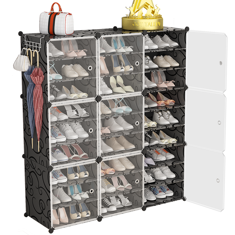 简易鞋柜家用经济型收纳神器多层防尘室内好看鞋架子放门口大容量