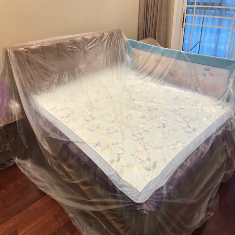一次性防尘罩床罩防尘布遮盖家用防尘装修防油漆沙发罩环保塑料膜