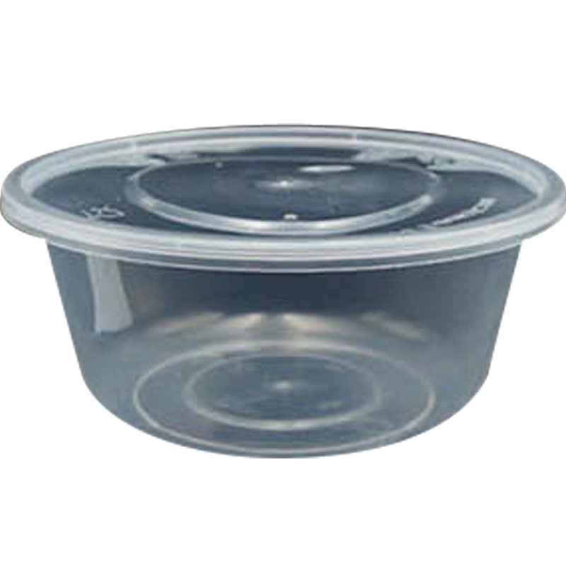 一次性圆形塑料外卖餐具碗打包盒