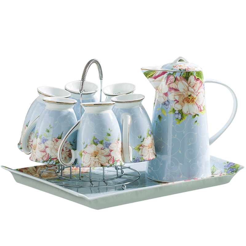 陶瓷茶壶喝水杯具套装家用冷水壶