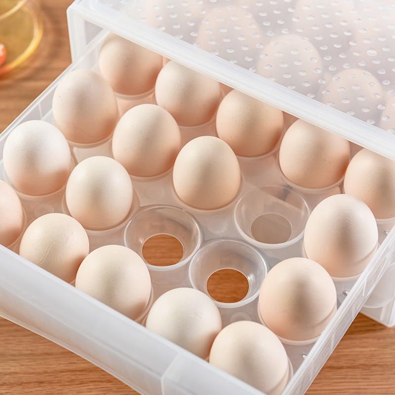 冰箱用装放鸡蛋格厨房蛋收纳盒子