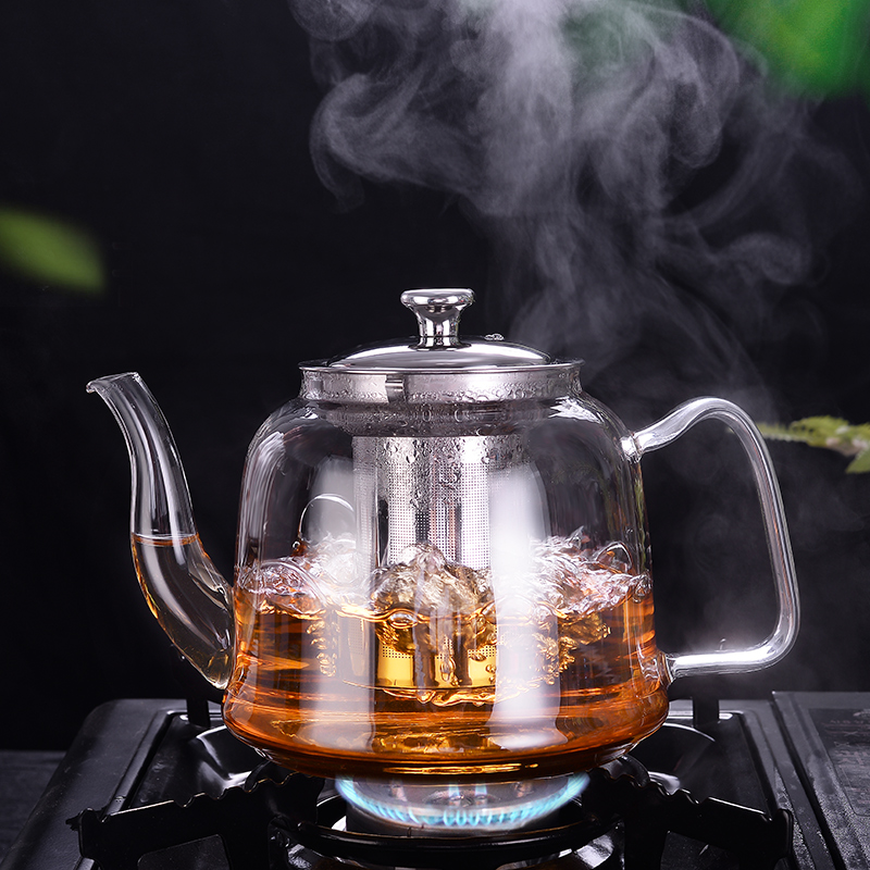 玻璃茶壶套装家用耐高温加厚煮茶器