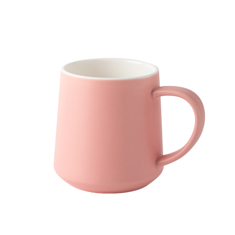 马克杯带盖勺创意陶瓷杯子女办公室茶杯简约咖啡杯大容量家用水杯