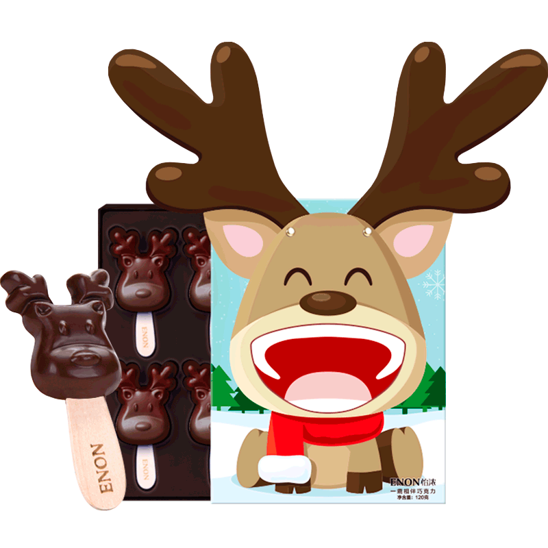 怡浓一鹿相伴麋鹿黑圣诞节巧克力