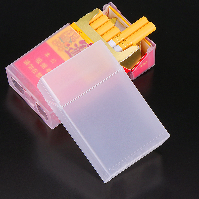 透明超薄塑料烟盒男20支整包装创意个性抗压香烟合壳软包专用便携