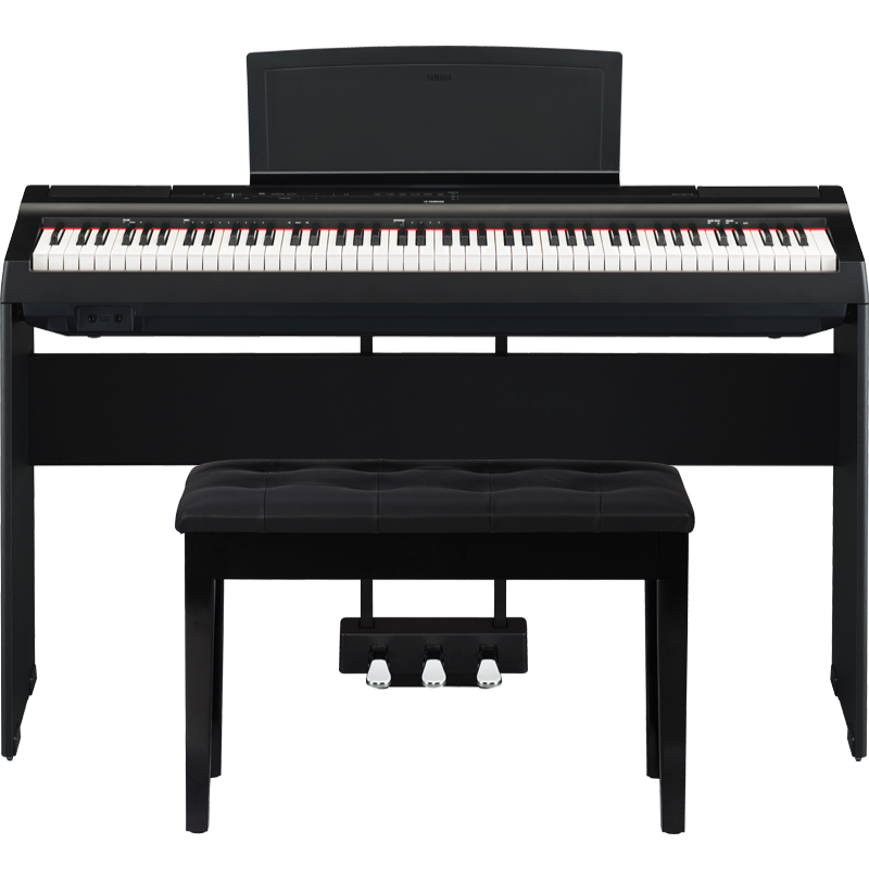 雅马哈电钢琴88键重锤p125/115智能数码钢琴家用便携式初学者考级