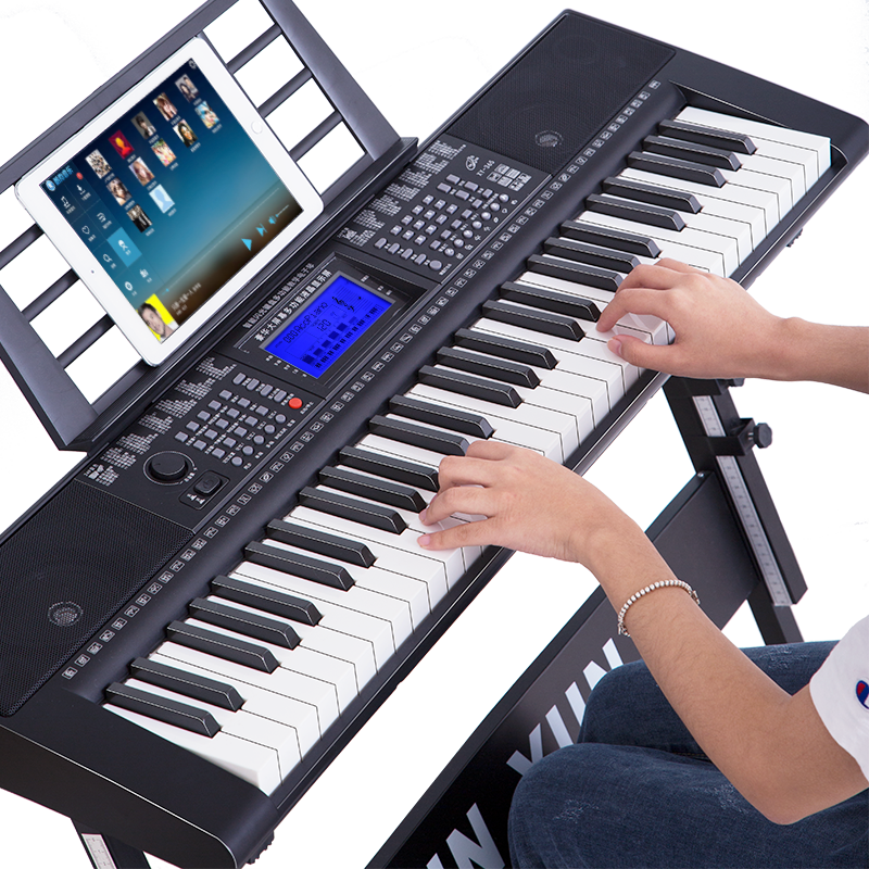 新韵便携式电子琴儿童初学幼师专用成年人入门61键多功能专业琴88