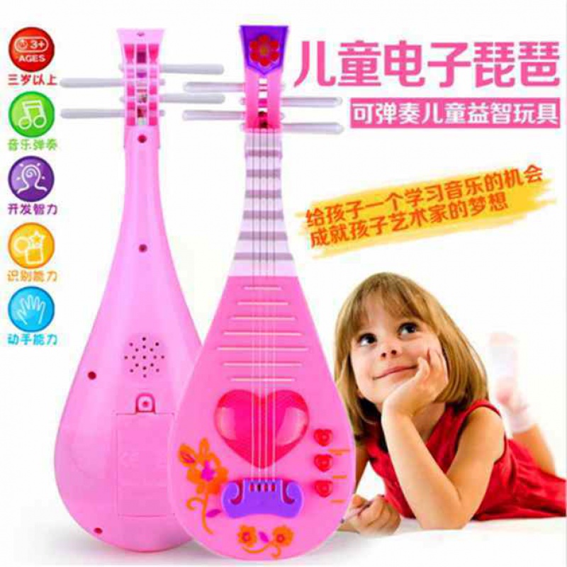 魔法仿真小提琴灯光音乐公主女孩玩具吉他可弹奏可拉响儿童乐器
